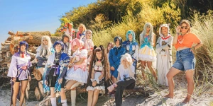 Zdjęcie 9 z 11. Obóz cosplay nadmorska fala