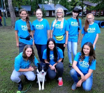 Uczestniczki z border collie - Psia Akademia Vogue Travel
